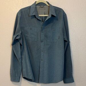 Eddie Bauer Adventure Tech Shirt Blue Men's L